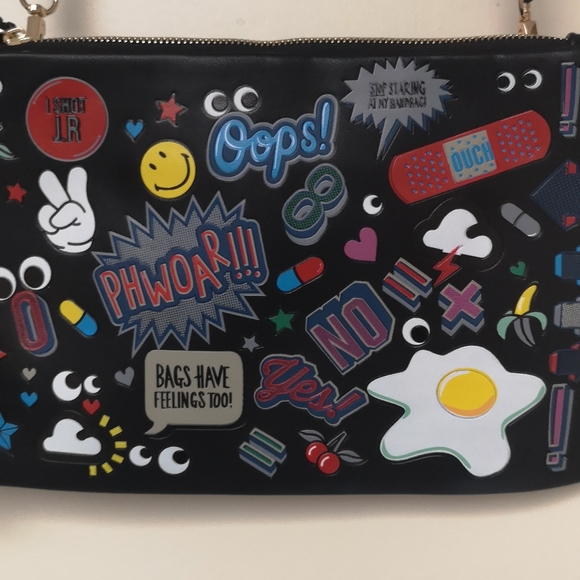 Leather retro emoji bag from Japan - Picture 2 of 4